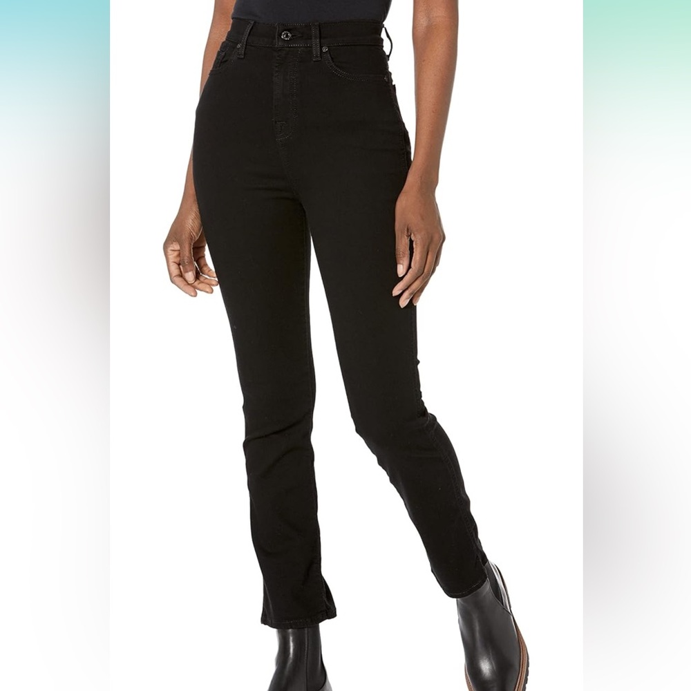 7 For All Mankind Women's High-Waist Slim Kick Jeans